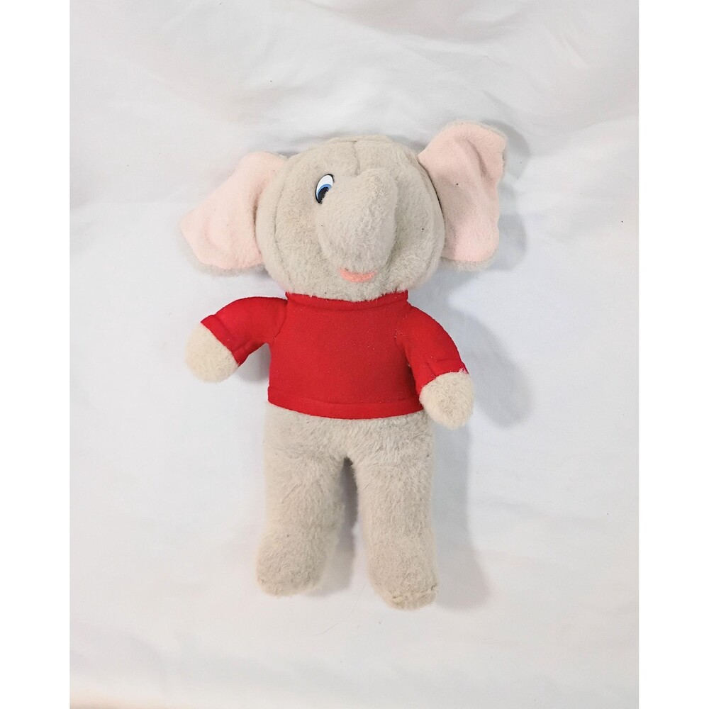Vintage Knickerbocker Plush Dumbo Music Box WORKS